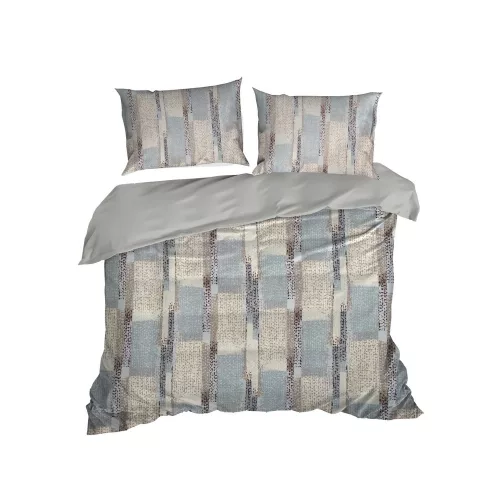 Allison mikroszálas ágyneműhuzat Ezüst 160x200 cm - 70x80 cm 2db