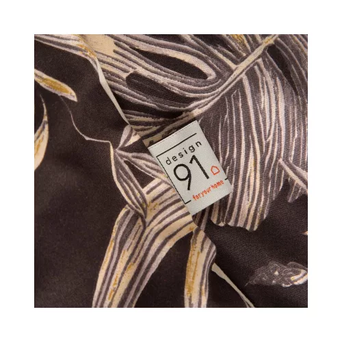 Rodos mikroszálas ágyneműhuzat Sötétbarna 140x200 cm - 70x80 cm 1db