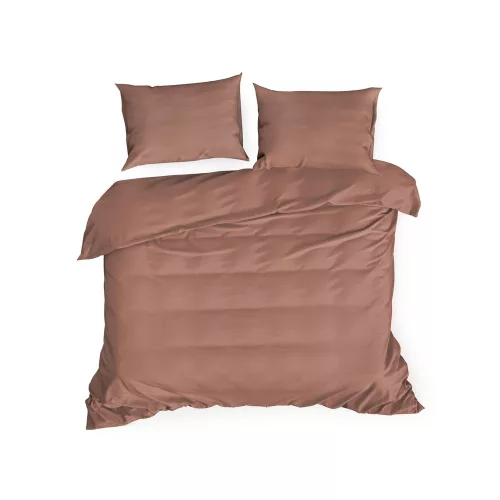 Nova3 pamut-szatén ágyneműhuzat Marsala 160x200 cm - 70x80 cm 2db
