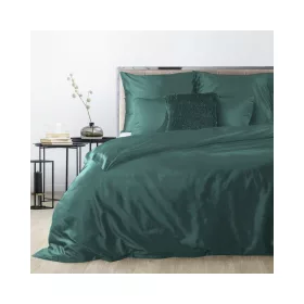   Nova3 pamut-szatén ágyneműhuzat Zöld 180x200 cm - 70x80 cm 2db
