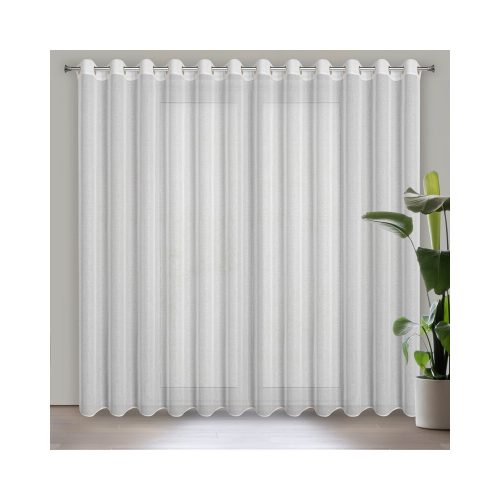 Lena mintás dekor függöny Fehér 350x250 cm