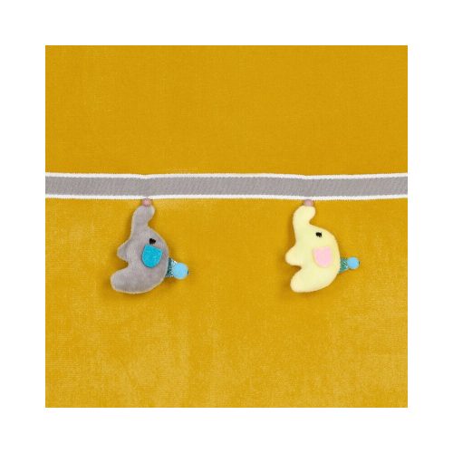 Kids mintás gyermek függöny Mustársárga 140x250 cm