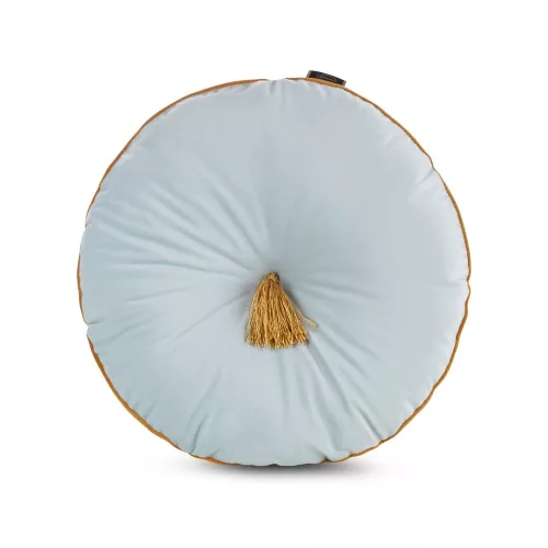 Bojtos kerek díszpárna Világos menta 40x20 cm