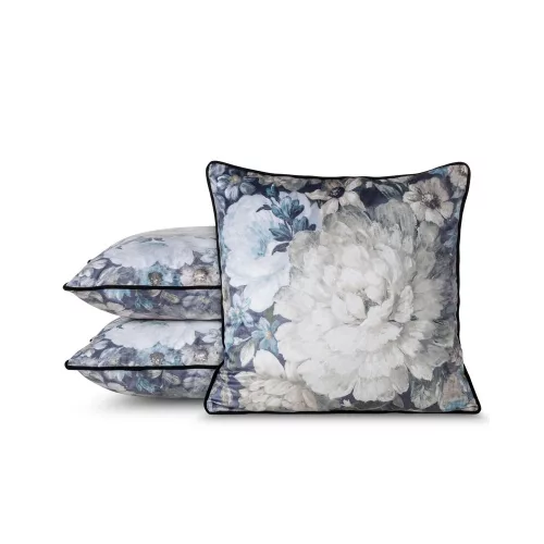 Lucia mintás bársony párnahuzat Krémszín 45x45 cm