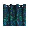 Palms01 dekor függöny Zöld 140x250 cm
