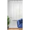 Lucy fényáteresztő függöny voile anyagból Fehér 400x150 cm