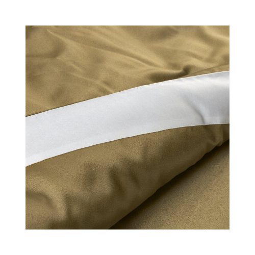 Laura ágyneműhuzat kontrasztos szegéllyel Arany 160x200 cm - 70x80 cm 2db