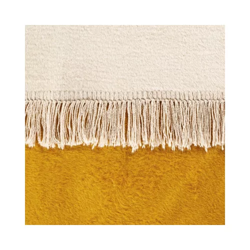Pamut-akril kétoldalas takaró Mézsárga 220x240 cm