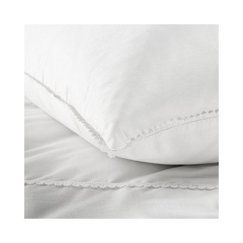 Linda csipkével díszített ágyneműhuzat Fehér 220x200 cm - 70x80 cm 2db