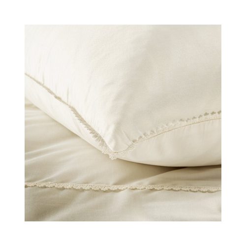 Linda csipkével díszített ágyneműhuzat Krémszín 160x200 cm - 70x80 cm 2db