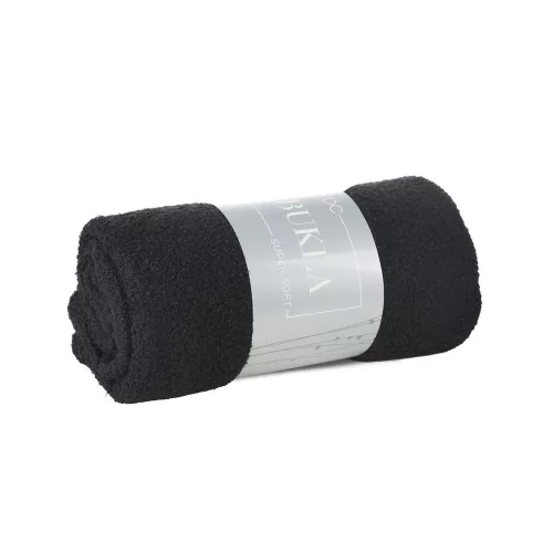 Bukla puha bolyhos takaró Fekete 170x210 cm