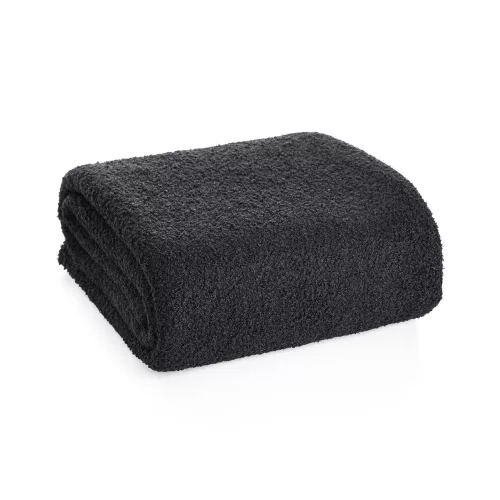 Bukla puha bolyhos takaró Fekete 200x220 cm