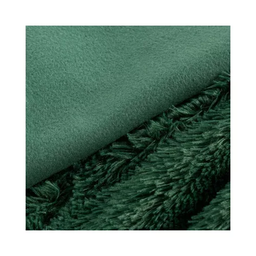 Tifany szőrme hatású karosszék takaró Sötétzöld 70x160 cm