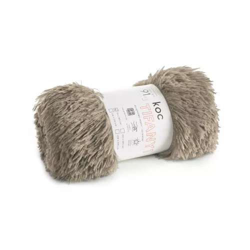 Tifany szőrme hatású karosszék takaró Bézs 70x160 cm