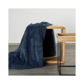 Tifany szőrme hatású takaró Gránátkék 170x210 cm