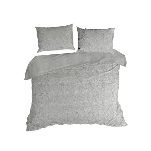 Flano mintás ágyneműhuzat Ezüst 160x200 cm - 70x80 cm 2db