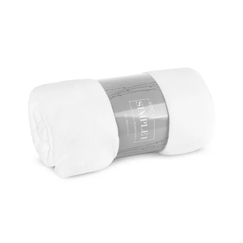 Simple1 mikroszálas takaró Fehér 150x200 cm