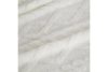 Fonott mintás puha plüss takaró Fehér 200x220 cm