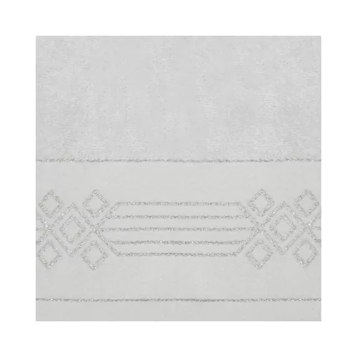 Kamela lurex törölköző Fehér 50x90 cm