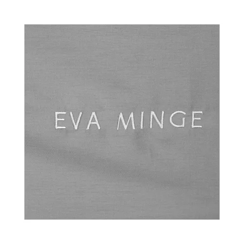 Eva08c Eva Minge mako-szatén ágyneműhuzat hímzett logóval Szürke 220x200 cm - 70x80 cm 2db