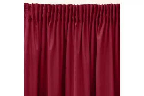 Sibel Pierre Cardin bársony sötétítő függöny Bordó 140x270 cm