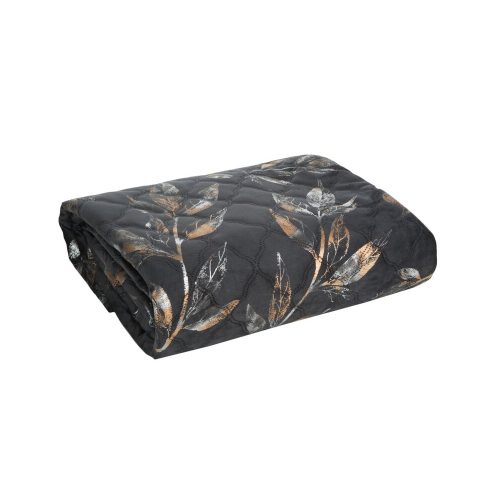 Blink bársony ágytakaró Fekete 170x210 cm