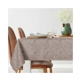   Isla banánlevél mintás jacquard asztalterítő Sötét bézs 140x220 cm