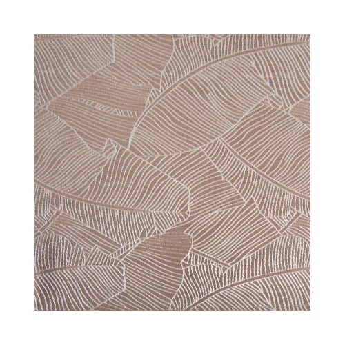 Isla banánlevél mintás jacquard asztalterítő Sötét bézs 140x260 cm