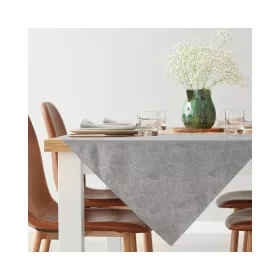   Isla banánlevél mintás jacquard asztalterítő Ezüst 85x85 cm