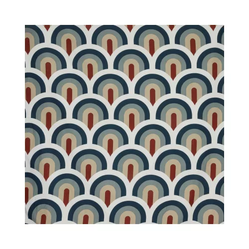 Ella08 pamut ágyneműhuzat Kék 220x200 cm - 70x80 cm 2db