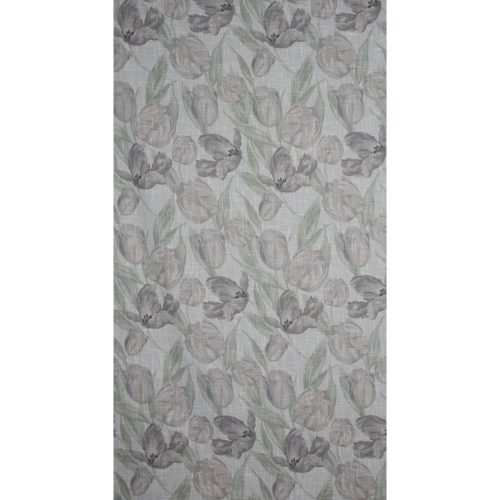 Millie virágmintás öko stílusú dekor függöny Natúr 140x250 cm