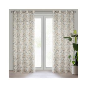 Amara öko stílusú dekor függöny Natúr 140x250 cm