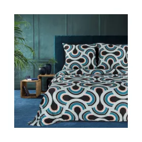   Diva17 pamut-szatén ágyneműhuzat Fekete 160x200 cm - 70x80 cm 2db