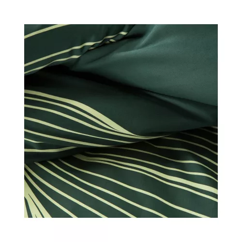 Premium3 pamut-szatén ágyneműhuzat Sötétzöld 160x200 cm - 70x80 cm 2db