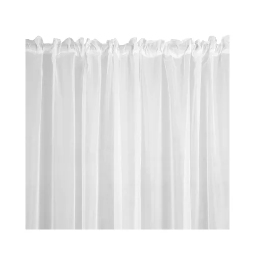 Lucy fényáteresztő függöny voile anyagból Fehér 300x300 cm