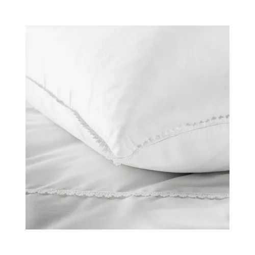 Diva20a pamut-szatén ágyneműhuzat Fehér 220x200 cm - 70x80 cm 2db