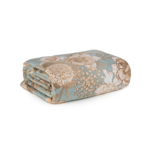 Flower mikroszálas ágytakaró Menta 170x210 cm