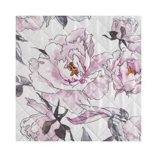 Flower mikroszálas ágytakaró Fehér 170x210 cm