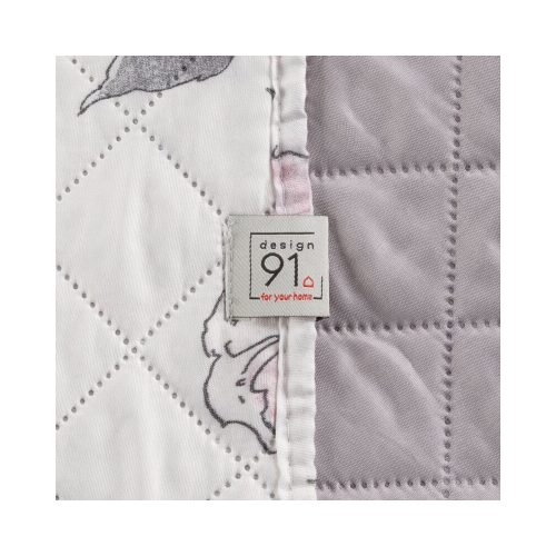 Flower mikroszálas ágytakaró Fehér 170x210 cm