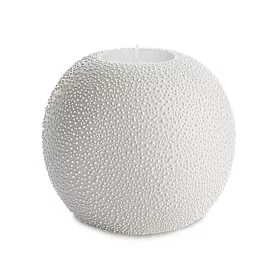 Riso2 kerámia gyertyatartó Krémszín 11x11x10 cm