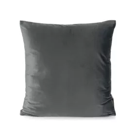 Elora egyszínű bársony párnahuzat Acélszürke 45x45 cm