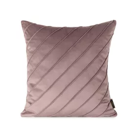   Nala3 bársony párnahuzat varrott mintával Púder rózsaszín 45x45 cm