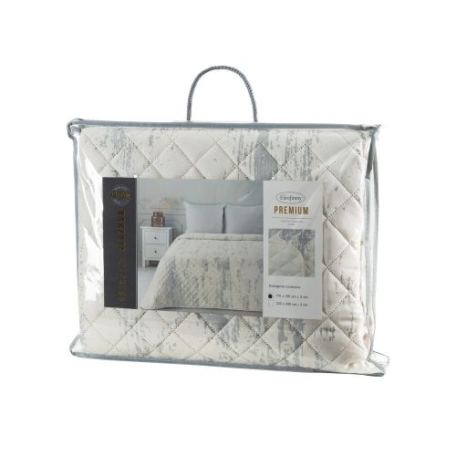 Blink bársony ágytakaró Fehér 170x210 cm