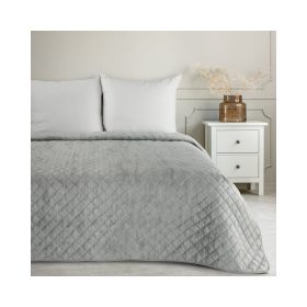 Blink bársony ágytakaró Ezüst 170x210 cm