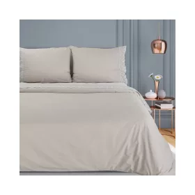   Reina27 pamut ágyneműhuzat elegáns csipkével Bézs 160x200 cm - 70x80 cm 2db