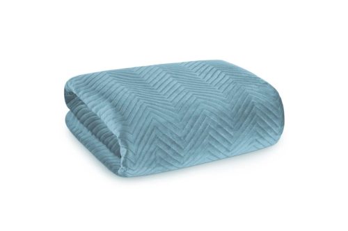 Sofia bársony ágytakaró Kék 230x260 cm