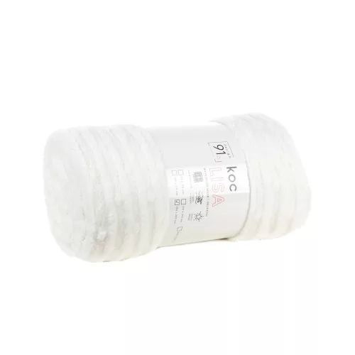 Lisa puha plüss takaró Fehér 130x170 cm