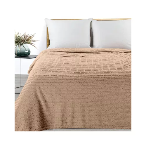 Lisa puha plüss takaró Bézs 130x170 cm