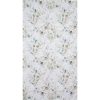 Sena levélmintás dekor függöny Fehér/zöld 140x250 cm