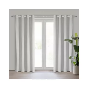   Ariadna apró kövekkel díszített bársony függöny Fehér 140x250 cm